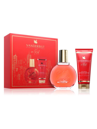 Gloria Vanderbilt In Red подаръчен комплект за жени 1 бр.