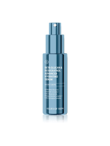Allies of Skin Beta Glucan & Resveratrol Advanced Hydrating Serum интензивен хидратиращ серум 30 мл.