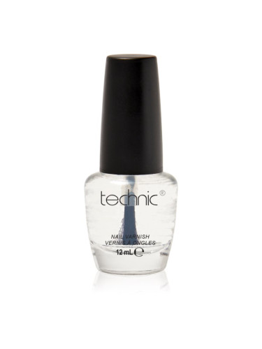 Technic Cosmetics Nail Varnish бързозасъхващ лак за нокти цвят Clear 12 мл.