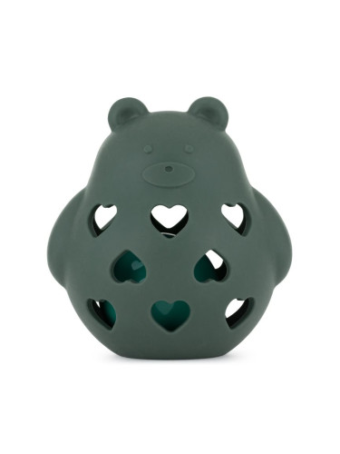 Petite&Mars Bear Basil 0m+ дрънкалка Misty Green 1 бр.