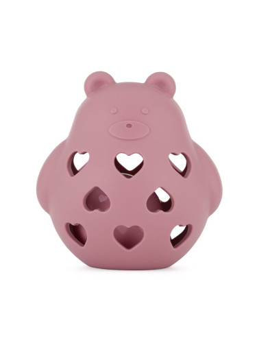 Petite&Mars Bear Basil 0m+ дрънкалка Dusty Rose 1 бр.