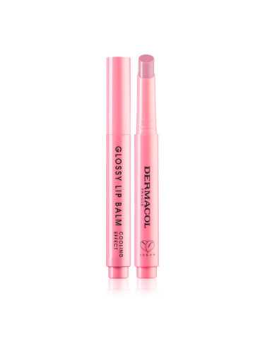 Dermacol Beauty Stick Glossy Lip Balm гланц-грижа за устни с охлаждащ ефект аромати 02 Tutti Frutti 2.2 гр.