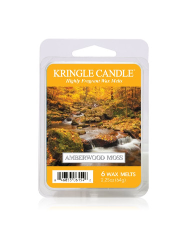 Kringle Candle Amberwood Moss восък за арома-лампа 64 гр.
