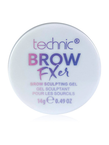 Technic Cosmetics Brow Fixer прозрачен фиксиращ гел за вежди 14 гр.
