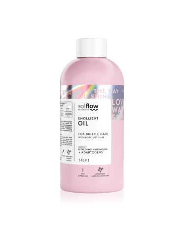 so!flow High Porosity Hair Emollient Oil хидратиращо олио за крехка и стресирана коса 150 мл.