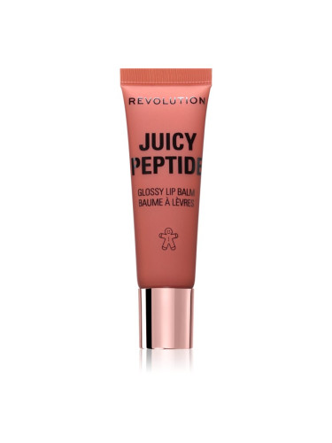 Makeup Revolution Xmas 2025 Juicy Peptide балсам за устни с пептиди цвят Gingerbread 8 мл.