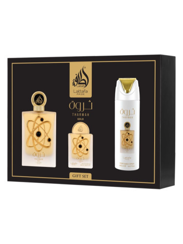 Lattafa Pride Tharwa Gold подаръчен комплект унисекс 1 бр.