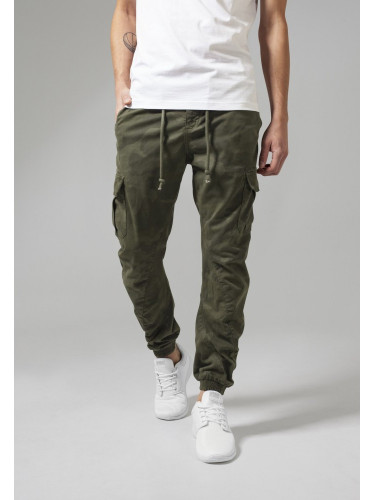 Мъжки камуфлажен карго панталон Urban Classics olive camo