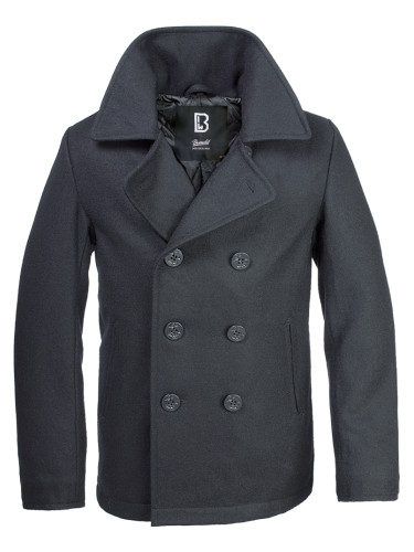 Мъжко стилно палто в черен цвят Brandit Pea 