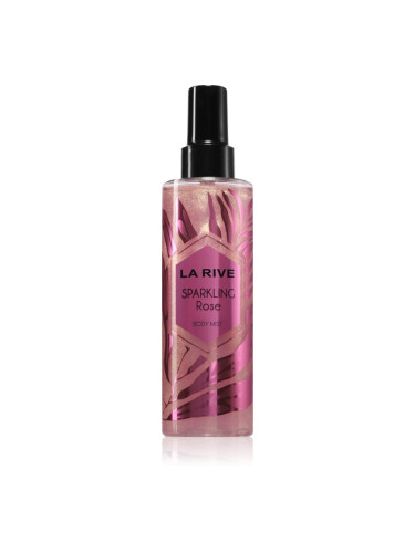 La Rive Sparkling Rose мъгла за тяло с блясък за жени 200 мл.