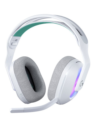  Гейминг слушалки Logitech - G522, безжични, бели
