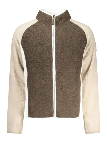 NORWAY 1963 MEN'S BROWN ZIP-UP SWEATSHIRT