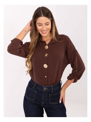 Shirt-MI-KS-4192.34-dark brown