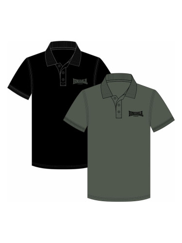 Lonsdale Men's polo shirt regular fit double pack