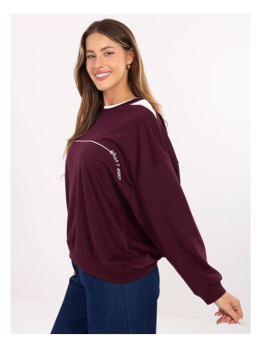 Sweatshirt-RV-BL-A940.60-burgundy