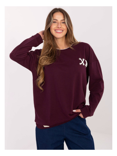 Sweatshirt-RV-BL-A941.58-burgundy
