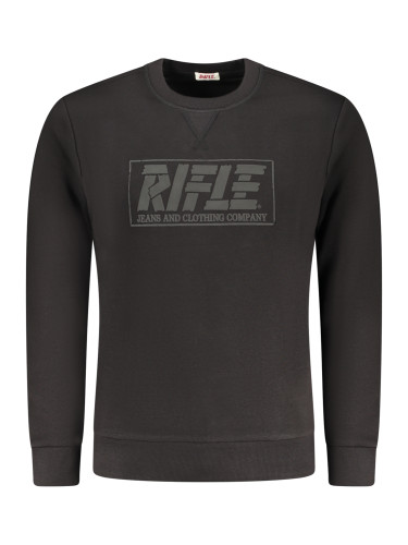 RIFLE MEN'S BLACK ZIP-UP SWEATSHIRT