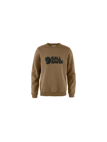 Fjällräven Logo Sweater M Brown Мъже - Суитшърти и блузи с качулка Fjällräven - Кафяв - F84142-265-S - Size: S