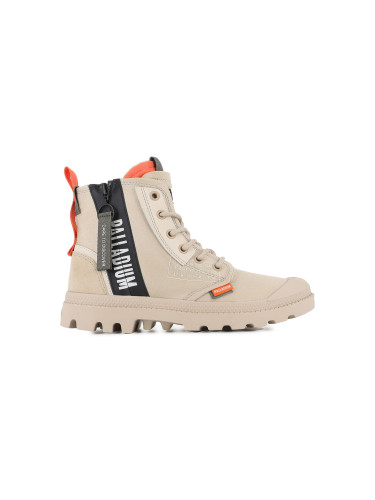 Palladium Pampa HI Dare Zip Light Brown Unisex - Обувки Palladium - Светло кафяв - 79515-215-M-5 - Size: 5