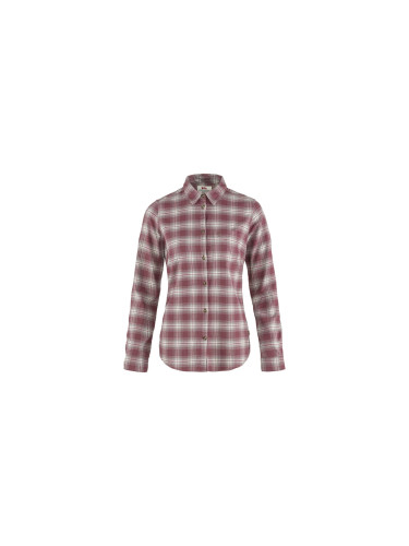 Fjällräven Övik Flannel Shirt Жени - Риза Fjällräven - Червен - F89833-410-021-M - Size: M