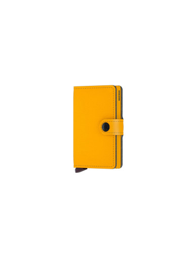 Secrid Miniwallet Yard Powder Ochre Unisex - Портфейли Secrid - Жълт - MYp-Ochre-One-size - Size: One size