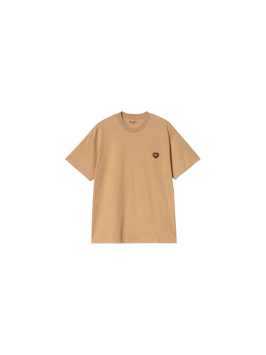 Carhartt WIP S/S Heart II Hartt T-Shirt Brown Мъже - Тениски Carhartt WIP - Кафяв - I035203_07E_XX-M - Size: M