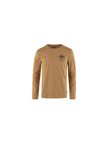 Fjällräven Forever Nature Badge LS M Мъже - Тениски Fjällräven - Кафяв - F87303-232-S - Size: S