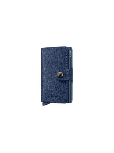 Secrid Miniwallet Crisple Navy Unisex - Портфейли Secrid - Син - MC-Navy-One-size - Size: One size