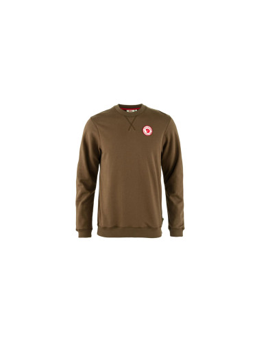 Fjällräven 1960 Logo Badge Sweater M Brown Мъже - Суитшърти и блузи с качулка Fjällräven - Кафяв - F87163-299-L - Size: L