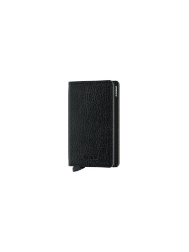 Secrid Slimwallet Veg Black-Black Unisex - Портфейли Secrid - Черен - SVg-Black-Black-One-size - Size: One size