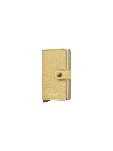 Secrid Miniwallet Pebble Butter Yellow Unisex - Портфейли Secrid - Жълт - MPe-Butter-Yellow-One-size - Size: One size