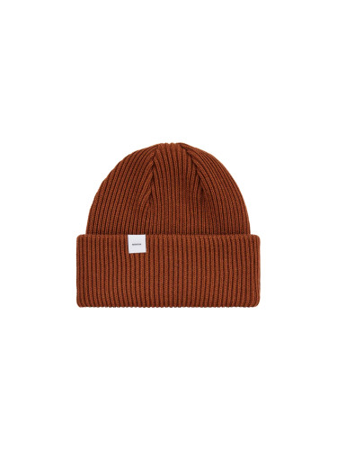 Makia Merino Beanie Brown Unisex - Шапки Makia - Кафяв - U82052_169-One-size - Size: One size