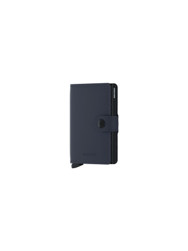 Secrid Miniwallet Matte Night Blue Unisex - Портфейли Secrid - Син - MM-Night-Blue-One-size - Size: One size