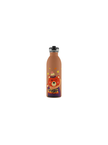 24 Bottles Urban Bottle Sweet Bear 500ml Unisex - Бутилки 24Bottles - Кафяв - UB_050_1962-One-size - Size: One size