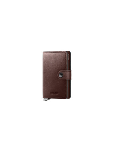 Secrid Premium Miniwallet Dusk Dark Brown Unisex - Портфейли Secrid - Кафяв - MDu-Dark-Brown-One-size - Size: One size