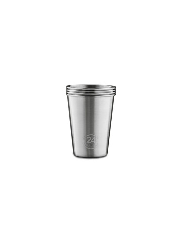 24 Bottles Party Cup 4 Pack 330ml Unisex - Чаша 24Bottles - Silver - PC_033_4pack-One-size - Size: One size