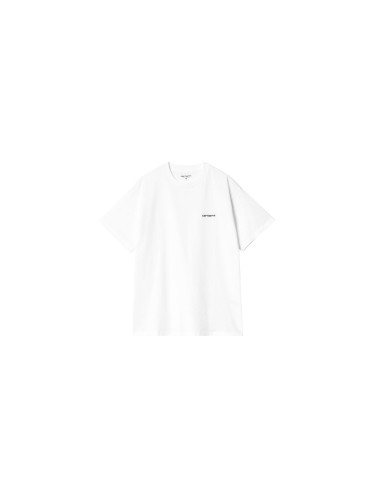 Carhartt WIP S/S Script Embroidery T-Shirt White Мъже - Тениски Carhartt WIP - Бял - I030435_00A_XX-L - Size: L