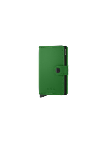 Secrid Miniwallet Matte Bright Green Unisex - Портфейли Secrid - Зелен - MM-Bright-Green-One-size - Size: One size