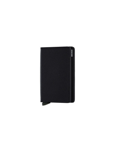 Secrid Slimwallet Crisple Black Unisex - Портфейли Secrid - Черен - SC-Black-One-size - Size: One size
