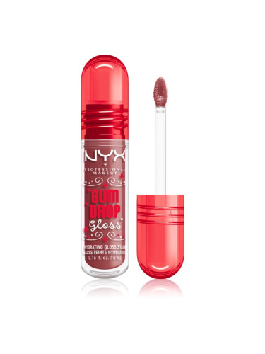 NYX Professional Makeup Gingerbaddie Land Gum Drop блясък за устни цвят 01 Hydra Honey 1 бр.