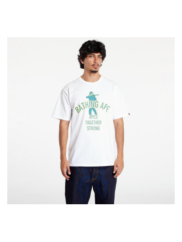 Тениска A BATHING APE Soldier Ats Tee White XXL