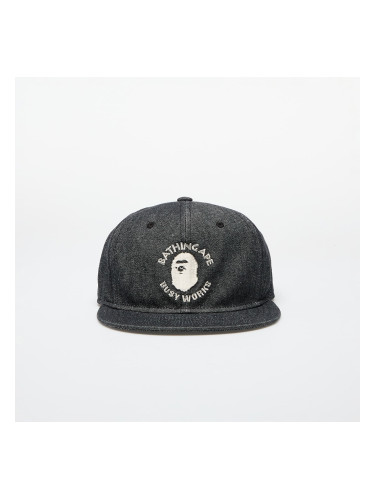 Шапка A BATHING APE Busy Work Denim Cap M Black Universal