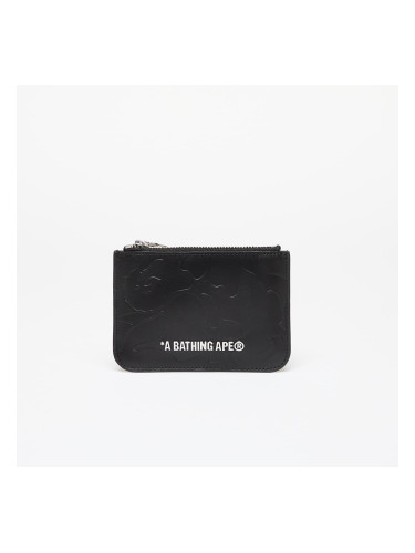 Портфейл A BATHING APE Solid Camo Leather Pouch Wallet Black Universal