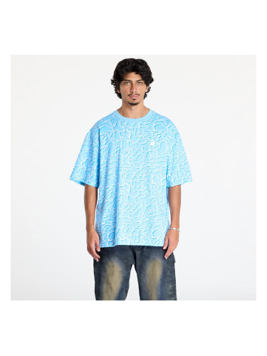 Тениска A BATHING APE Abc Sea Surface Camo Relaxed Fit Tee Blue L