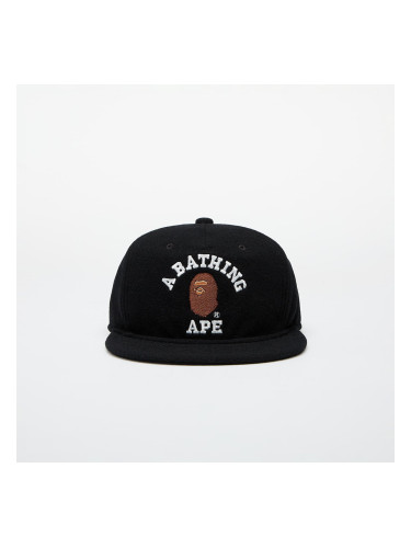 Шапка A BATHING APE College Wool Cap M Black Universal