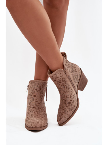 S. BARSKI Дамски боти Ковбойки на ток S.Барски