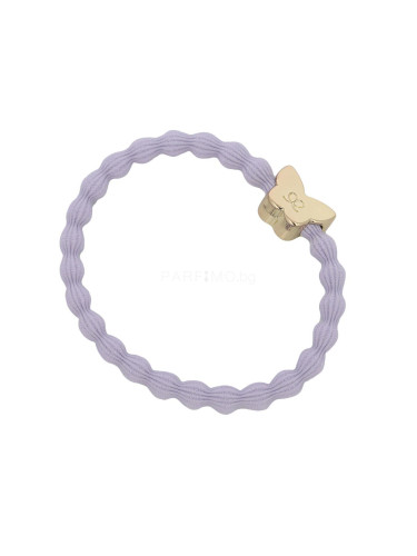 By Eloise London Gold Butterfly Ластик за коса за жени 1 бр Нюанс Lavender