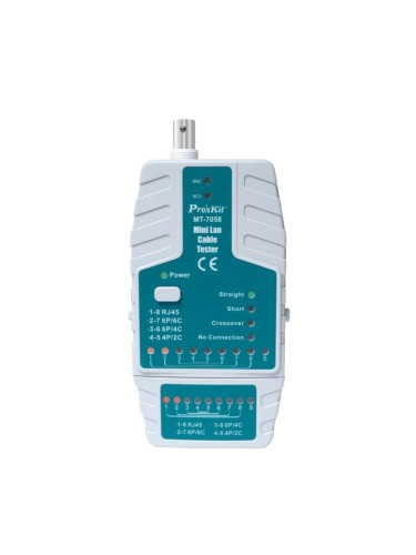 Тестер за мрежи, RJ11/RJ45, MT-7058, PRO'S KIT