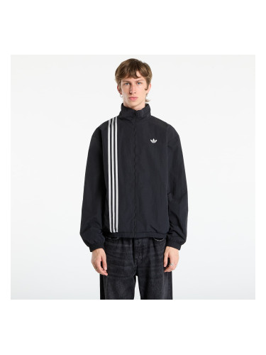 Яке adidas Firebird Front Stripes Woven Track Top Black/ Stone Khaki/ Better Scarlet S