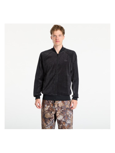 Суитшърт adidas SST Adicolor Velour Track Top Black M